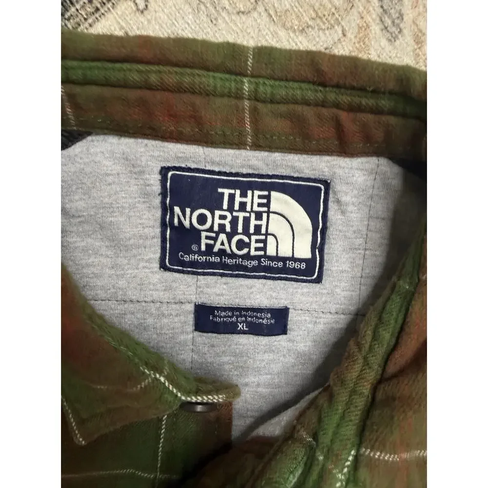The North Face Campshire Plaid Flannel Insulated Shirt Jacket Shacket Men's XL
